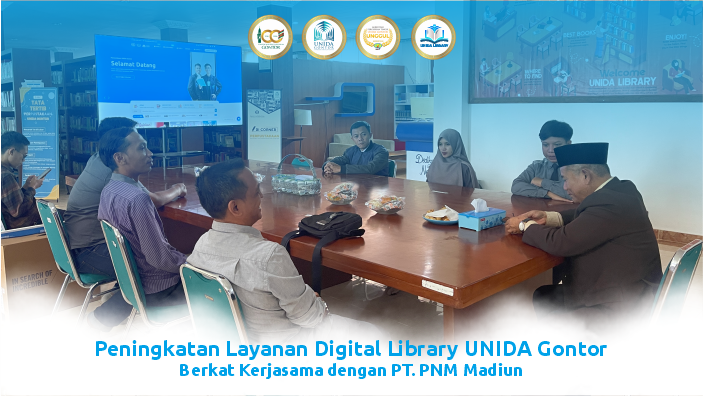 Peningkatan Layanan Digital Library UNIDA Gontor Berkat Kerjasama dengan PT. PNM Madiun